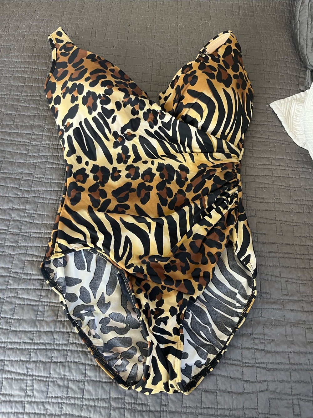 Women’s Slimming MiracleSuit One-Piece Swimsuit in Animal Print Leopard Zebra 14